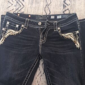 Miss Me Women's Dark Blue Boot Cut Jeans